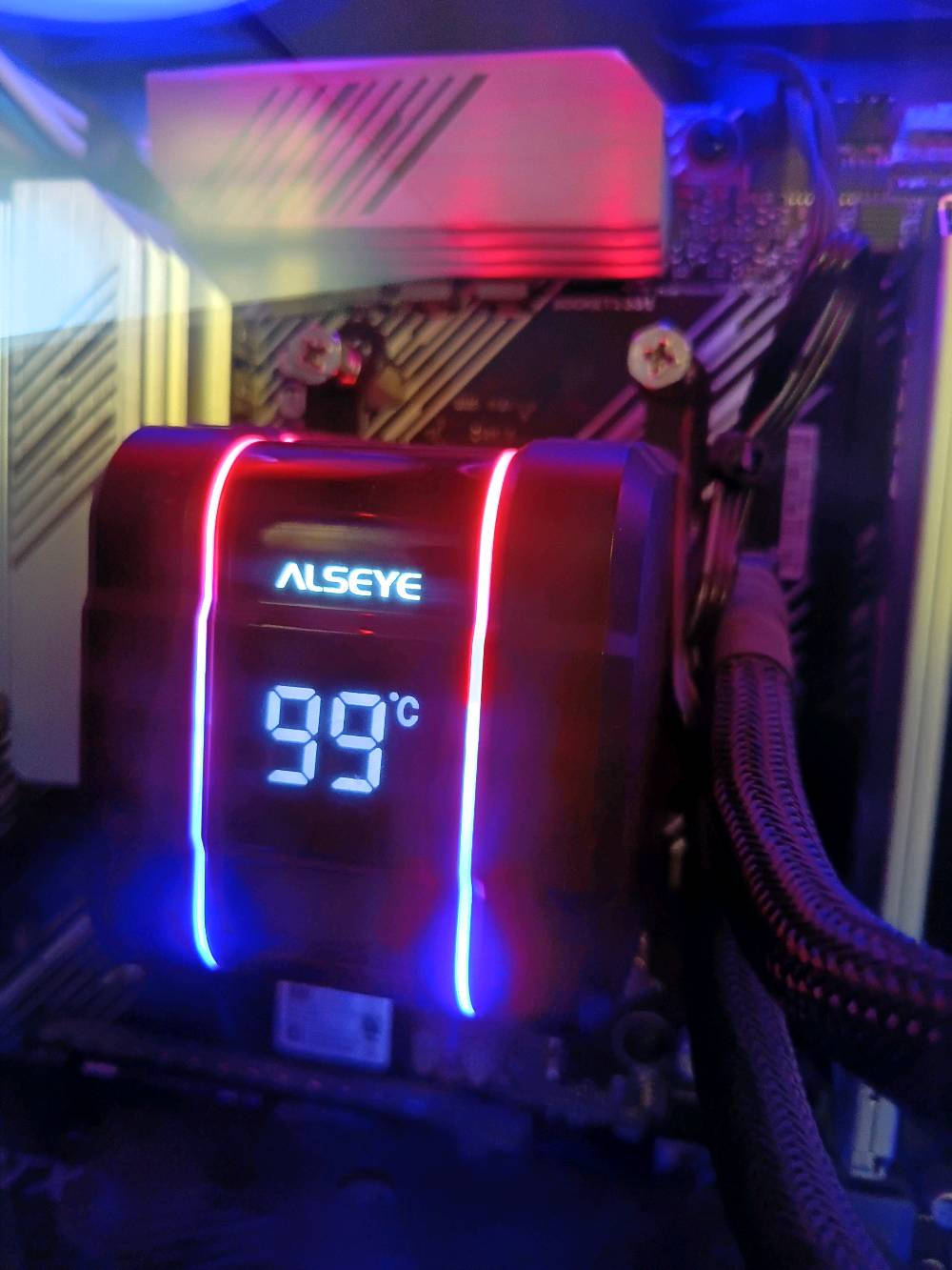 مبرد مائي 360m 3fan مبرد يخبل تبريده فقط شاشته تقره حراره