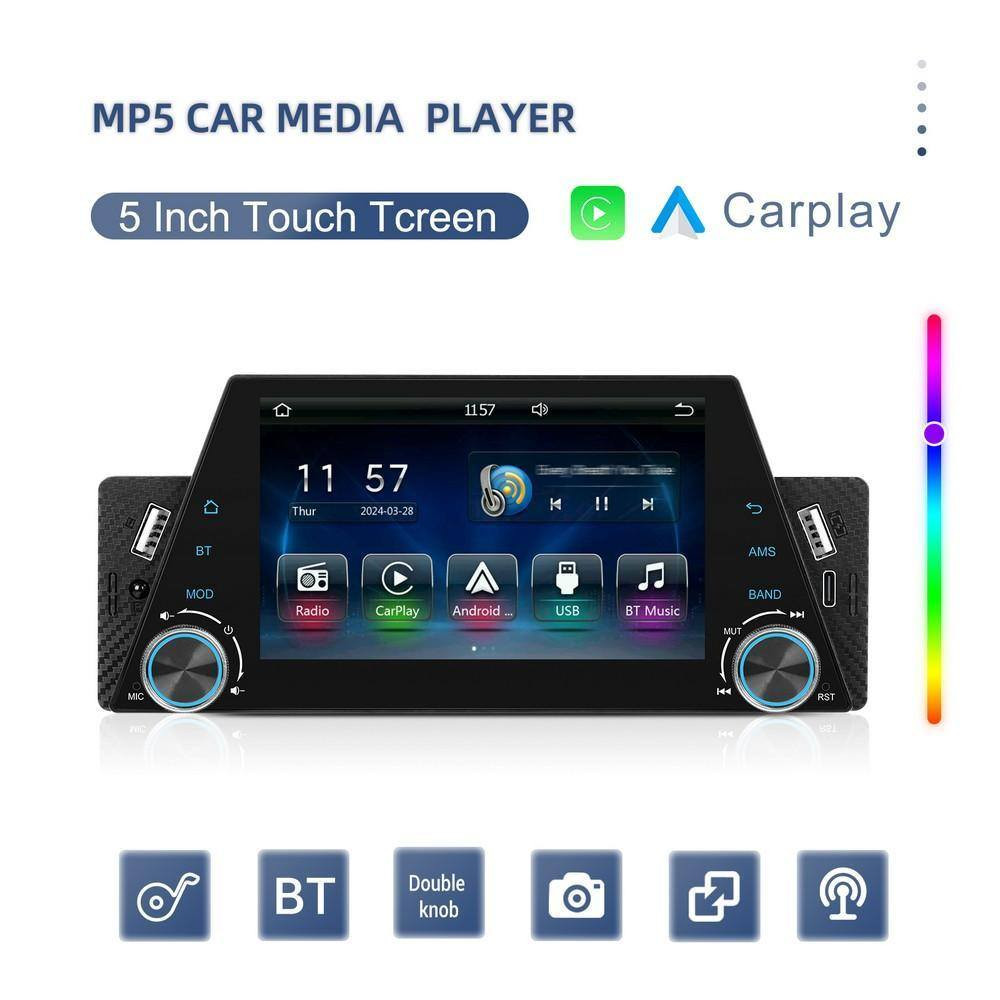 راديو سيارة أحادي DIN بشاشة لمس 5 بوصة، ستيريو سيارة مع CarPlay وAndroid Auto وMirror Link وFM وUSB وSWC


**إذا كنت صاحب هذا الإعلان وتريد حذفه لأي سبب، رجاءا أرسل رسالة إلى الدعم الفني**