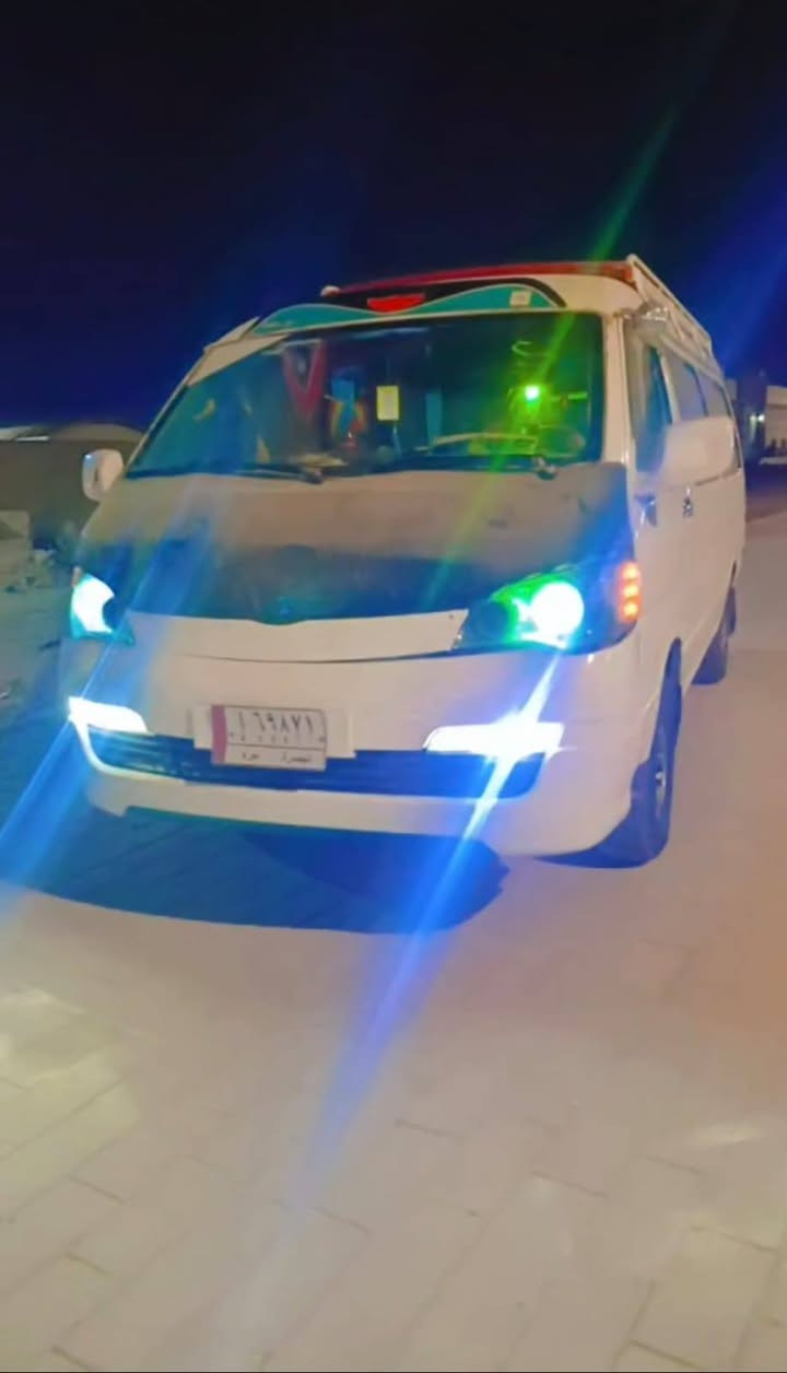 سلام عليكم جنبي ناصي موديل ١٥ السياره مكينه ونجي ٦ سلنر توني شادها صارلي ٣ ايام بعدها بالضمان شديتها حاويه سياره كفاله من ضربه بس بيها خياسات بلدواير مال البيبان فقط سيار اصولي رقم بصره مصفره عنوان بصره ابو الخصيب سعر ٥٨ وبيها مجال *********** بس الشراي يتصل الموشراي لايتصل السياره خير من الله
