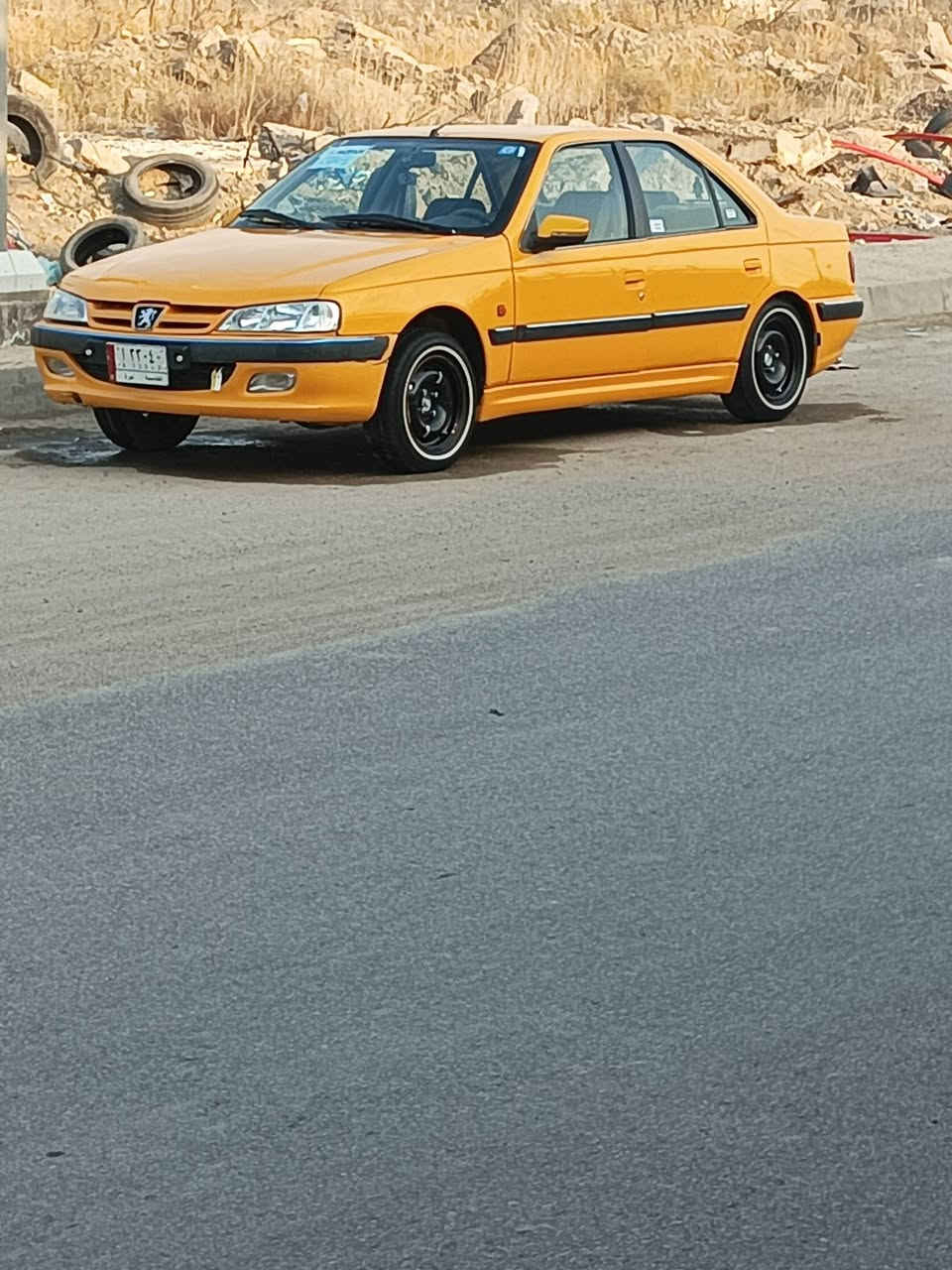 بارص كفاله بيها بس جاملغ مبدل
بدون ضربه الباقي كفاله رقم جديده البارحه جددت سنويه ولوحات بسمي انكليزي باقي التفاصيل ع الخاص سعرها 68 
***********
