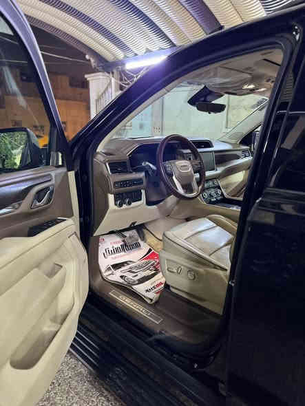 سلام عليكم جمسي دينالي موديل 2023(خليجي)
السيارة كفالة عامة بحالة الوكالة
حجم المحرك (6400)CC
 عدد الاسطونات 8 اسطونات
الموصفات
سقف بنورما  
دخول ذكي للسياره4 ابواب(بصمه)
المقاعد كهربائية تدفئة وتبريد
شاحن واير لس
ويل 22 انج
نظام الروئية 5 كامرات
نظام التعليق مستقل
كشنات ميموري خزن
نظام الصوت BosE
دوسات كهربائية +LED
نظام جكات
السيارة رقم دولي 
رقم صاحب السيارة
***********
