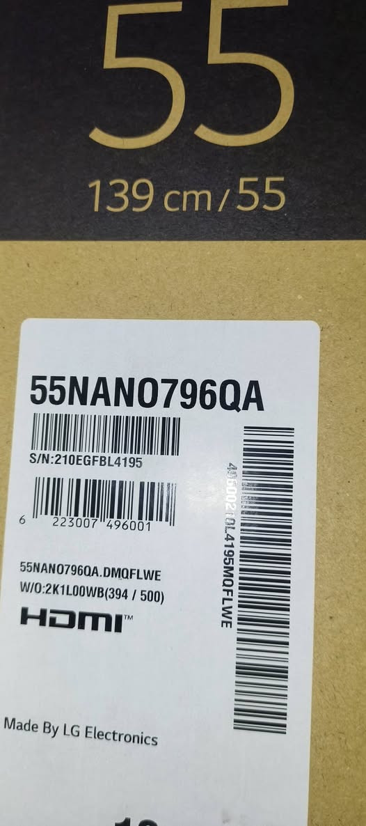 السلام عليكم  شاشه  LG Nanocel  حجم 55   4k
144 هيرتز  العنوان بغداد السعر 650


**إذا كنت صاحب هذا الإعلان وتريد حذفه لأي سبب، رجاءا أرسل رسالة إلى الدعم الفني**