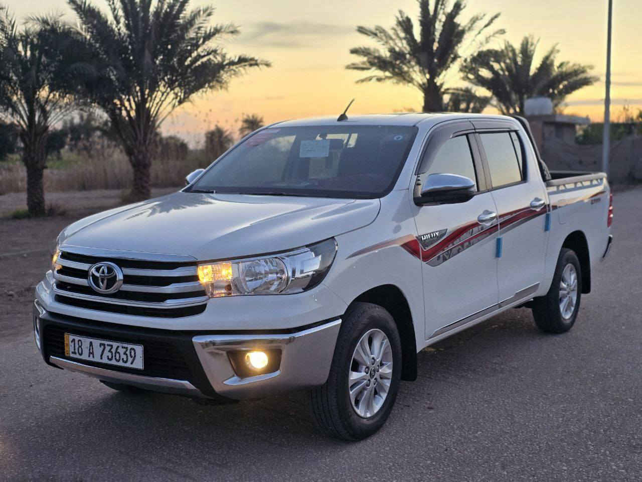 بيكم تيوتا هايلوكس  2025 مستخدم ماشيه 7 الف 

ضمان لشركه تيوتا 5 سنوات او 100.000 كيلو متر 

🔹النوع : بيكب تيوتا هايلوكس
 
🔹الفئه : 4 سلندر 2700 

🔹الموديل :2025

🔹بصمه 

🔹شاشة + كامره خلفيه 

🔹حساسات خلفيه 

🔹دخول ذكي 

🔹تحكمات مقود 

🔹تبريد بل الكشن الامامي 

🔹شاحن مبايل 

🔹مدخل USB

🔹قطعتين تبريد 

🔹مري شفط 

🔹نظام التزحلق تراكشن كنتلور 

🔹اضويه اماميه زنون مع كشاف ضباب 

🔹اضويه خلفيه لد 

🔹نظام الدفع 4*2

🔹مرقم كامل سنوية  جاهزة باسمي

للاستفسار:***********
