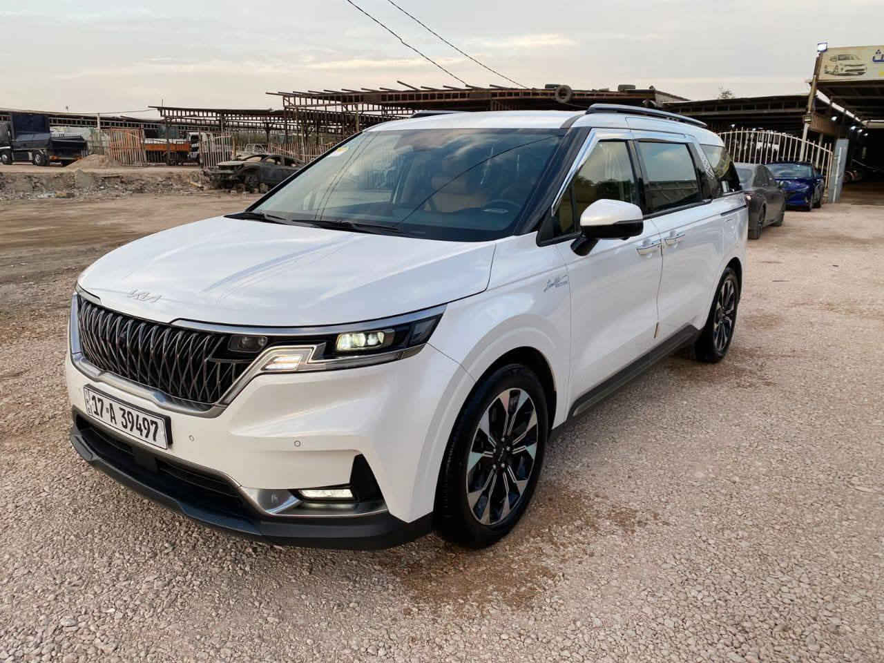 كيا كرنفال 2023
وارد كوري بانزين غاز فقط 

كفالة 

مواصفات فول للأخير شنو ابالك بيها 

بصمة ابواب وتشغيل 

تشغيل عن بعد 

كير ماوس 

بردات كل الأبواب 

ابواب كهرباء 

جنطة كهرباء 

كشنات كهرباء وتدفئة وتبريد 

5 كامرات محيطية 360 درجة 

ويل كب كروم 

مري شفط 

عداد دجتل 

بك لايت لد 

لايت زنون + اشارة لد 

كشافات بلاجكتور 

اوتو هولد 

هاند بريك بصمة

تبريد 3 قطع + شاشة منفصل 

الأبواب بيها انارة من الداخل 

رادارات امامية وجانبية  وخلفية 

توقف ذاتي 

تحديد مسار 

قيادة ذاتية 

السيارة ماشية 19 الف كيلو حقيقي ما مصفر ولا ملعوب بيها 

سيارة وضع الشركة 

رقم مثنى مداور مباشرة

تحويل مباشر 

مكان السيارة السماوة قضاء رميثة 

السعر 328 وبيها مجال كلش قليل 

للاستفسار    
*********** رقم ثاني ***********
