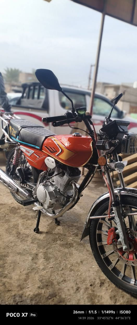 السلام دراجة سيفان موديل 25 دراجه جديدة حلوه
لون مميز
بلاديه
السعر800_$ وبيه مجال 
الاتصال عل ***********
مكان بعقوبة حي المعلمين
