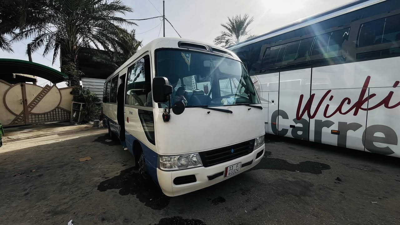 السلام عليكم كوستر موديل 8️⃣ لبيع سياره جاهزه بسمي هيه مرور صفر مكاني سماوه 
الاستفسار اتصل وبيك خير وتدلل 
***********
