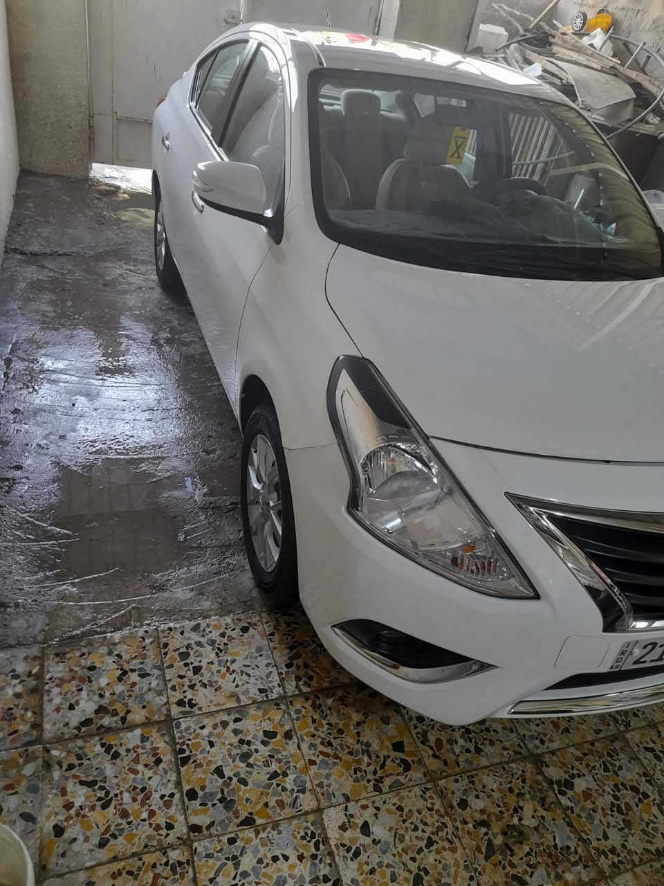 السلام عليكم نيسان صني للبيع موديل ٢٤ مصري ماشيه ٧ آلاف ونص يعني ما مشتغله تكسي رقم سليمانيه بأسمي مدوشمه عام حتى الصندوك بيهه حادث جاملغ السايق ربع معدل على البارد بلاد السعر ١٢٠ ورقه وبيهه مجال للشراي الصدك وهذا رقمي *********** بغداد حي اور
