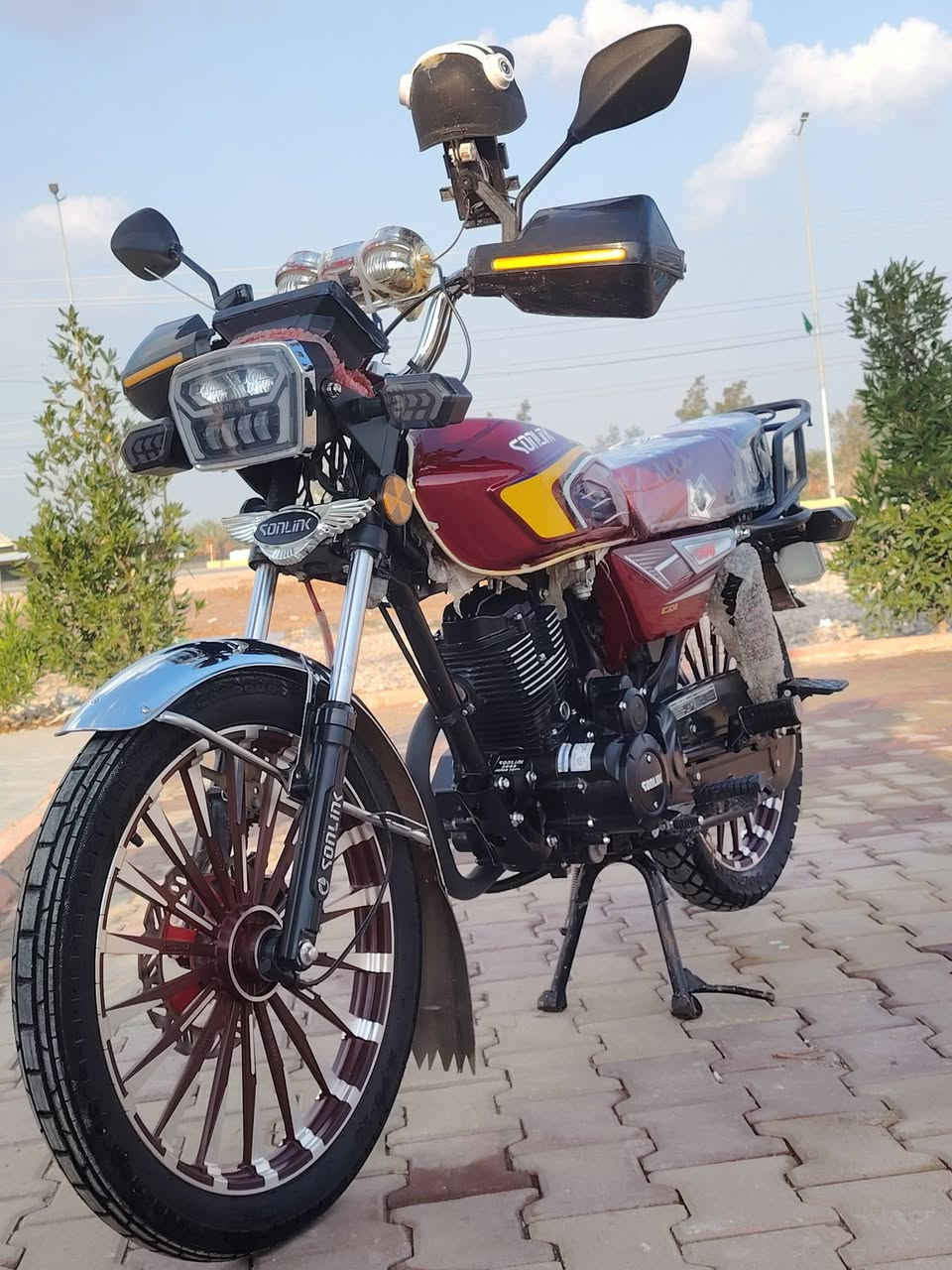 السلام عليكم دراجه للبيع موديل 25 اوراق بغداد  لمكان واسط عزيزيه***********/***********1
