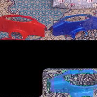 ٣ كفرات • جديد أصلي • أزرق أحمر سمائي