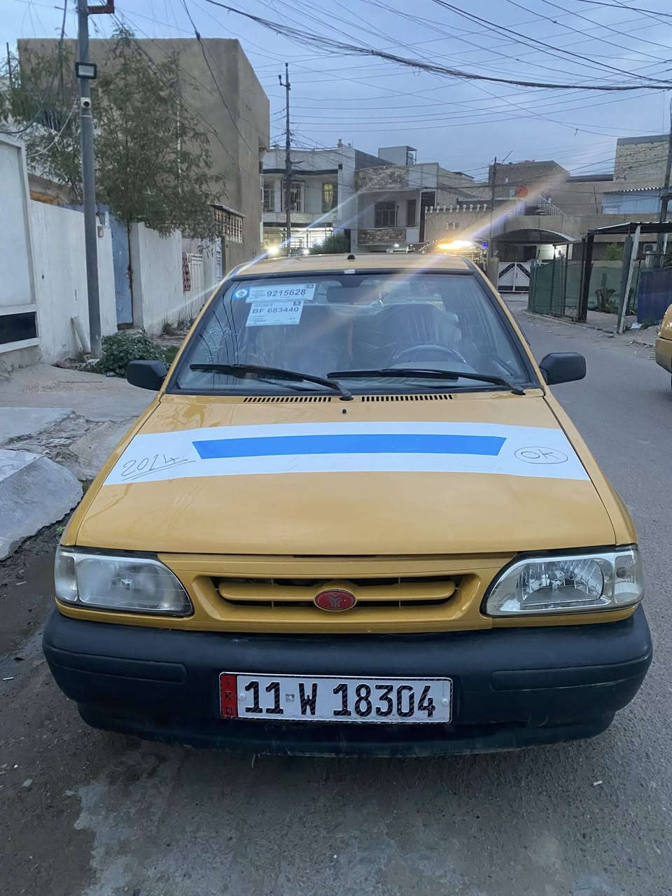 السلام عليكم سايبه موديل 2014
سياره مكينه وكير مال كيا برايد صار يومين شديتهن حاويه تبريد كزاز شواصي مكفوله لا لحيم ولا فطرتخم تاير صدر امامي خلفي رقم انكليزي مصفره هيئه وغرامه بسمي  فقط البنيد بي صبغ اثر جراد غير هاذه وديها سونار ابيعلك سياره خير من الله السعر 32$ وبيها مجال جداً بسيط ماكاني البياع ***********فقط اتصال ممتوتجد على النت
