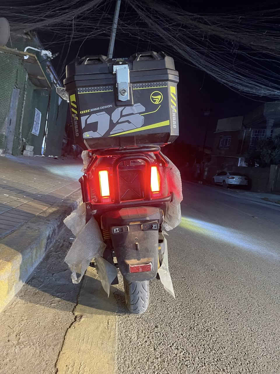 دراجه شحن BENBAO دراجه جديده ما صارلها شهر من مشت بل جيس سعرها 1200بيها مجال ***********

