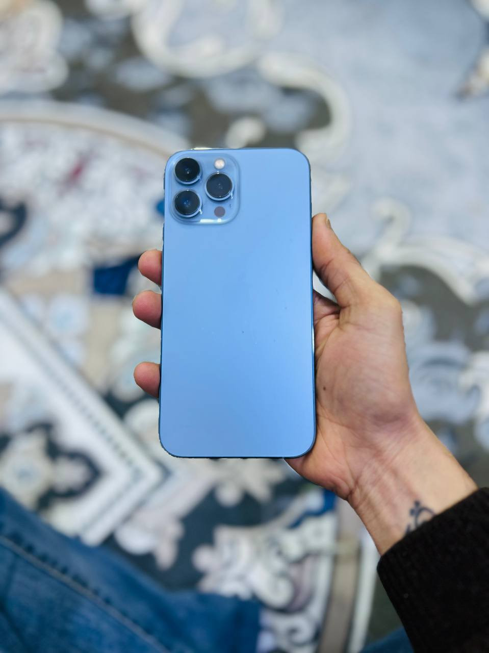 متاح ايفون 13 برو ماكس
نظافه 💯 
ذاكره 265
بطاريه 95
أمريكي 
كامل ملحقاته 
للاستفسار ***********
