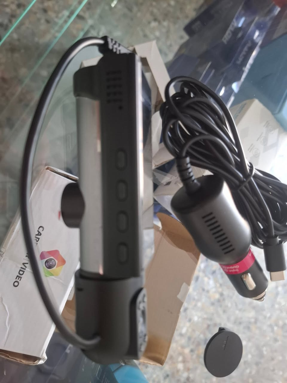 كاميرا داش كام موديل XC01 طاقة الادخال DC 12V تعمل على جداحة السيارة تأتي بدقة FHD 1080pتدعم التسجيل الدوري وحفظ المقاطع عند حدوث طارئ ومستشعر للصدمات السعر ٤٠ الف مع توصيل مجاني داخل بغداد ***********
