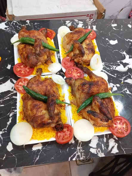 هلآ وسهلا بزبائننا الكرام مثل ما عودناكم على كلما هوه جديد يوجد لدينا دجاج ذبح عراقي على التمن ومرق وخبز ومقبلات وببسي كبير  السعر 10الاف يوجد لدينا خدمه توصيل  *********** مستعدون لتجهيز كافت المناسبات
