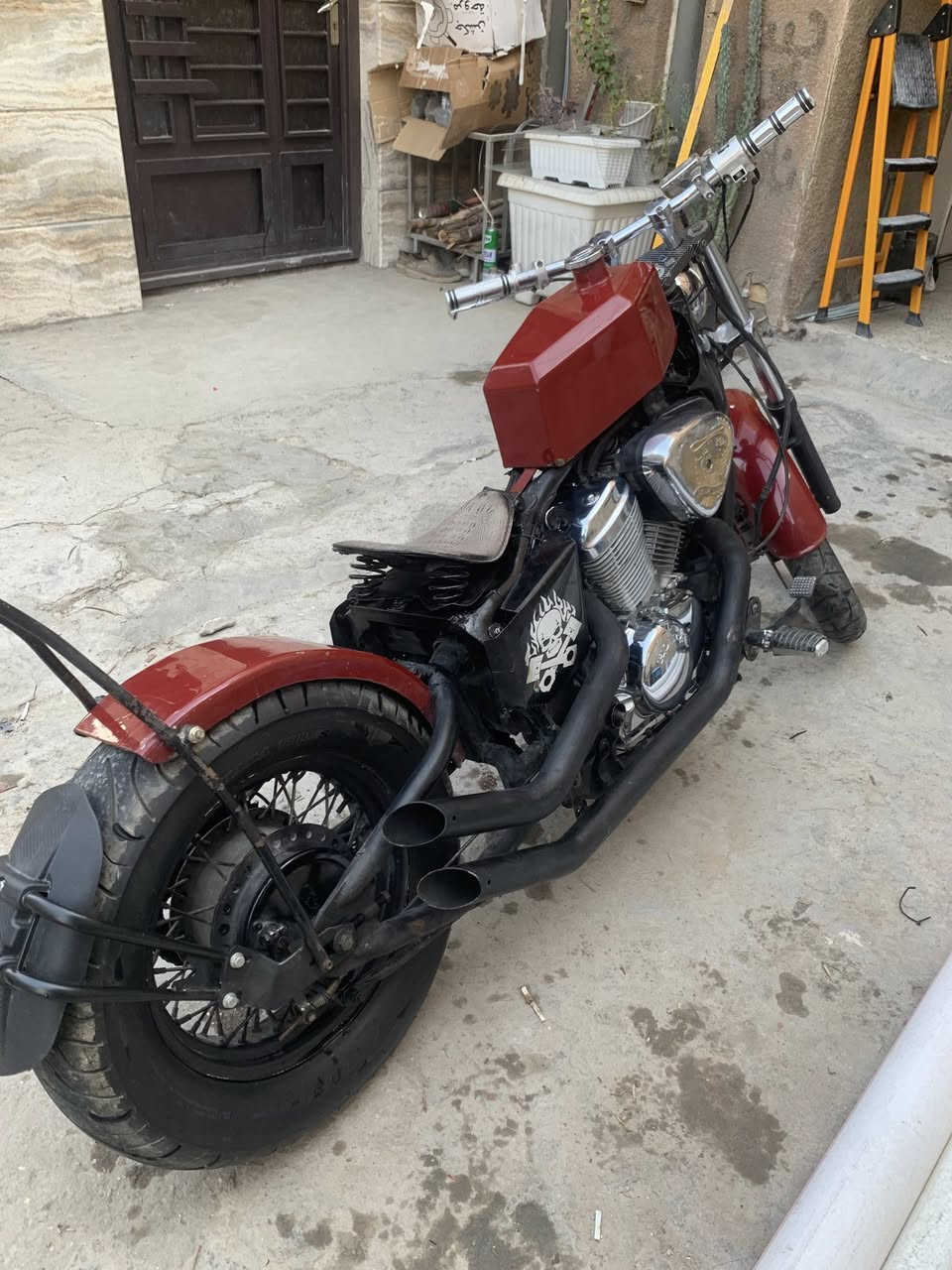 السلام عليكم الحلال للبيع
 هوندا ستد ببر 
تانكي تابوت
مزود جاملغ 
  cc400 
الدراجة مبدل الها دهن جديد ومي الراديتر اخضر
 الدراجة بيها نضوح بسيط من واشر قبق الولفات والدبلات ينرادلها تجفيت الدراجة سعرها مليون و450 وبيها مجال للطيبين 
مكاني بغداد/حي العامل 
للاستفسار ***********
