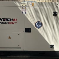 مولدة كاز 30KV • ويتشاي • نظام ATS