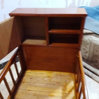 تخت اطفال • 130×70سم • عجلات متحركة