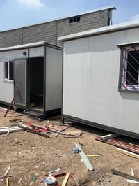 كرفان قياس 6*3 تفصال جديد شغل مرتب جدا أبواب حديد أو بي في سي حسب الطل...