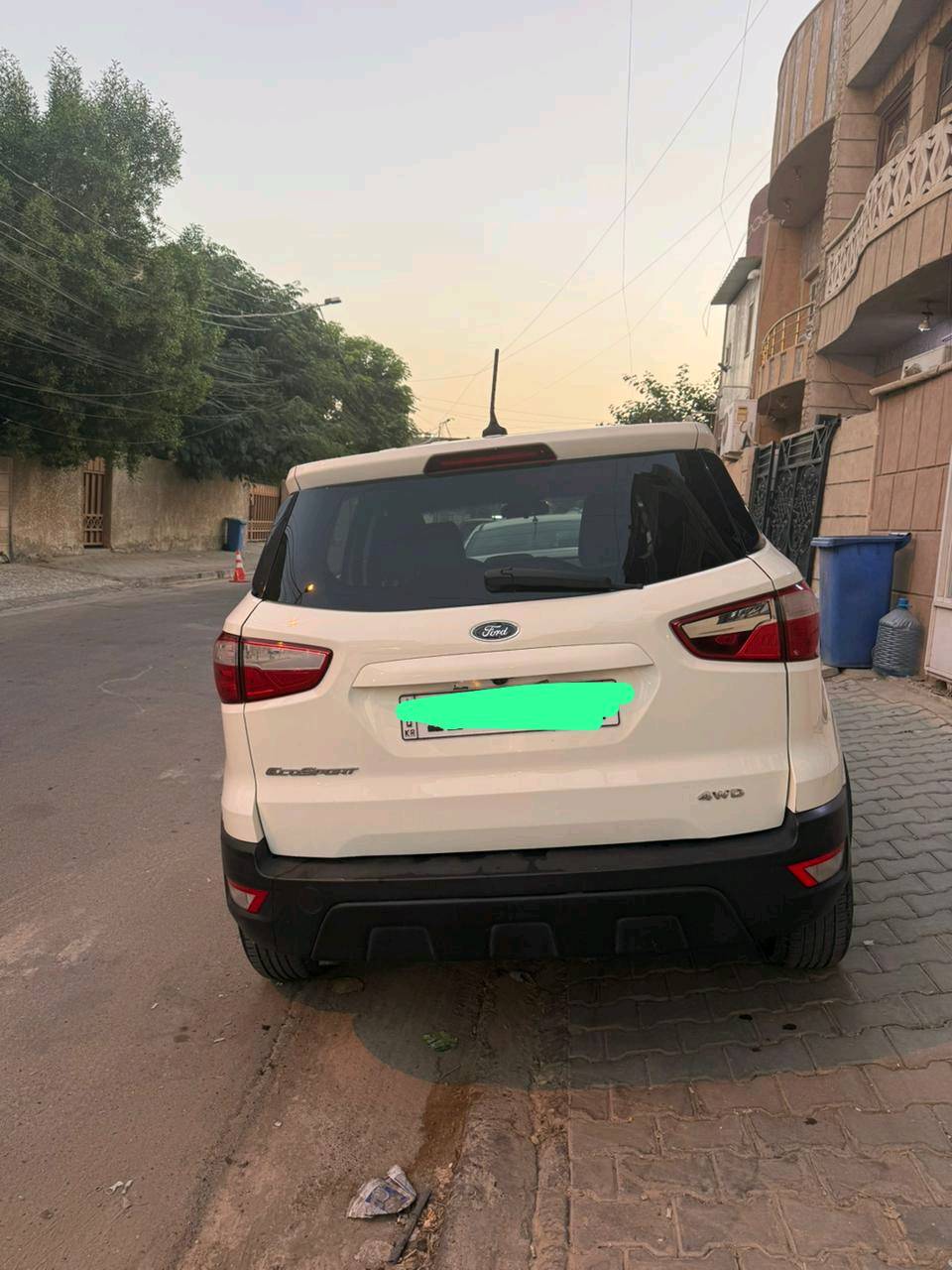 فورد ايكوسبورت 2021
فورد ايكو سبورت S 2021 وارد امريكي محرك 4 سلندر سعة 2.0L
اللون ابيض 
فحص و هزة كامل رقم السليمانية
المواصفات: دفع رباعي، كاميرة و حساس، تحديد سرعة، ومواصفات اخرى
ماشية فقط ٥٥٠٠٠ الاف كم
بيها 2 قطع صبغ
جاملغ امامي سائق، وبنيد
ايرباگات كاملة كلها سليمة

السعر ١١.٥٠٠$ مجال بسيط