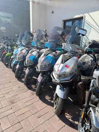 دراجات شحن • ٦بطاريات • الرمادي