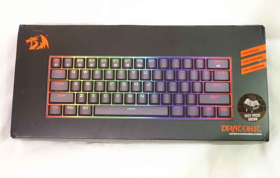 Layout: 60% (61 Keys)
Connectivity: USB-C (Wired), Bluetooth
Switches: Hot-Swappable
Backlighting: Per-Key RGB
Anti-Ghosting: Full N-Key Rollover
Battery: 1600mAh (approx. 10 hrs RGB on, 40 hrs off)
Dimensions: 291.7 x 101.7 x 36mm (11.48 x 4 x 1.42in)
Weight: 0.8 kg (1.76 lbs)
Keycaps: ABS Plastic
Software: Redragon Software for macros & lighting بشدار, السليمانية


**إذا كنت صاحب هذا الإعلان وتريد حذفه لأي سبب، رجاءا أرسل رسالة إلى الدعم الفني**