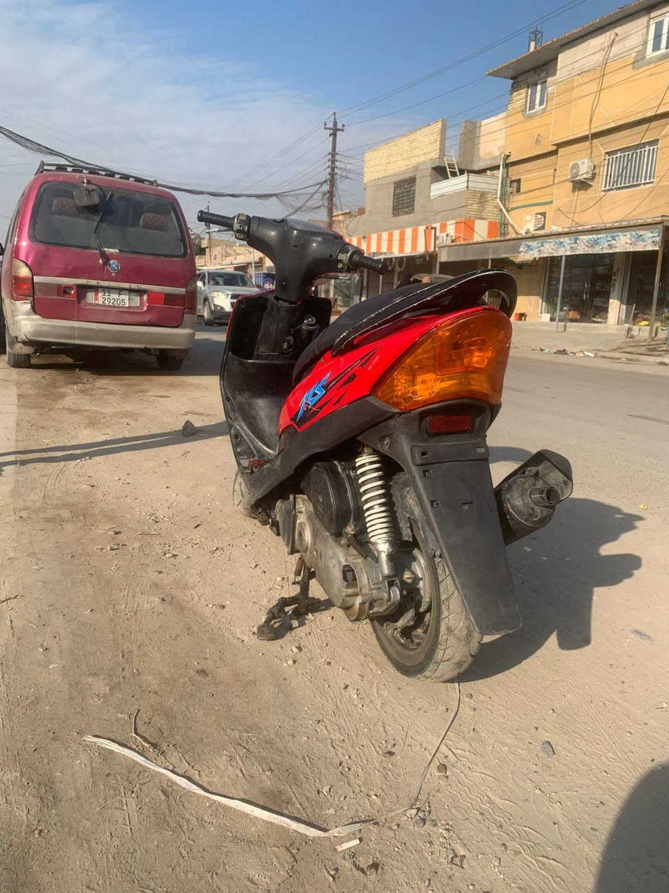 سلام عليكم مكلف بلنشر دراجه ماكس عدله 120 بوشه 55صالنه رياضي مثل ماشوف نضافتها كدامك مكاني بغداد البياع الشراي يتصل ***********
