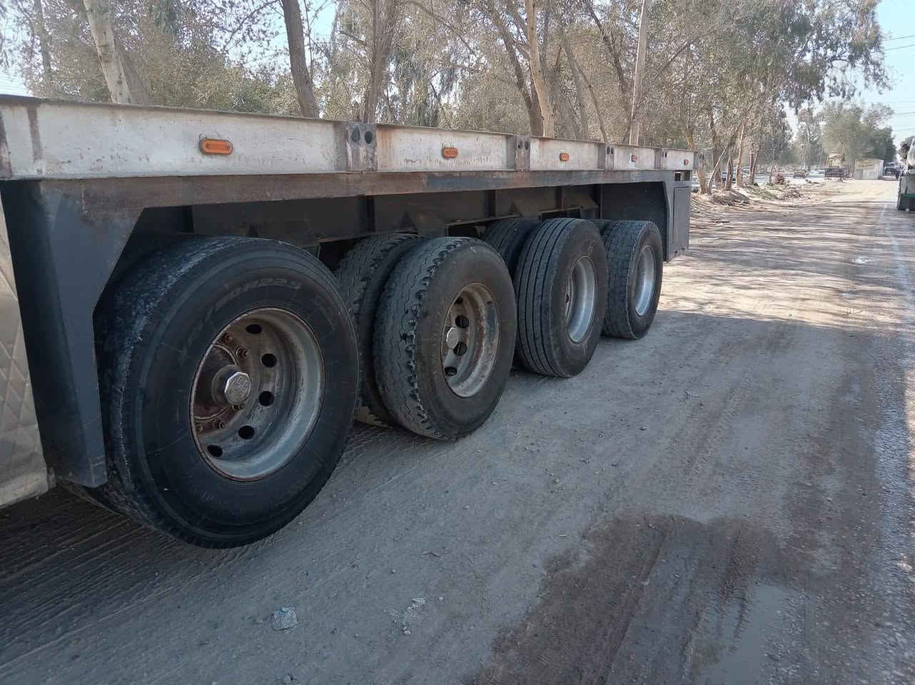 السلام عليكم 
لبيع عربانه فلات حداديه 
4دناكير 14 شاصي 16 مكفول 
طول 12.5
تخم تاير جاهزه لعمل 
لستفسار ‏ ***********/‪***********‬‏ سيف الدين 
مكلف بل  نشر
