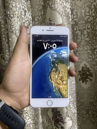 اسلامعليكم ايفون 8بلاص ذاكره 64 شاشه بيهه كسر مثل ما موضح وضهر مكسور و...