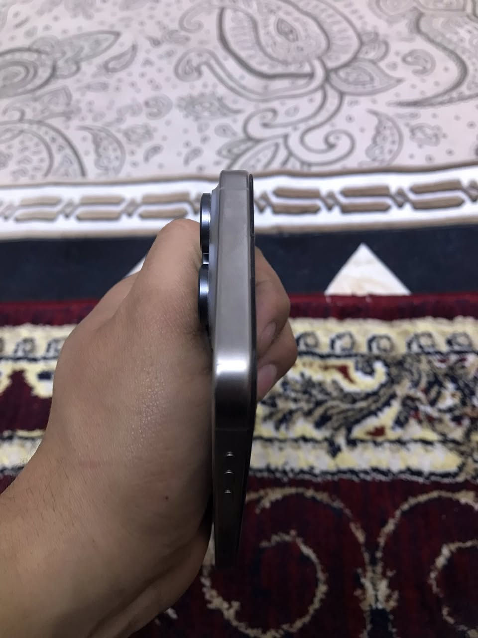 15 برو ماكس 
ذاكرة 256 
 تيتانيوم 
بطارية 88 
دبل شريحة 
نموذج M
مبدل فقط شاشة رايدة ب ٧٢٥ بي مجال حگ الجية مكاني بغداد


**إذا كنت صاحب هذا الإعلان وتريد حذفه لأي سبب، رجاءا أرسل رسالة إلى الدعم الفني**