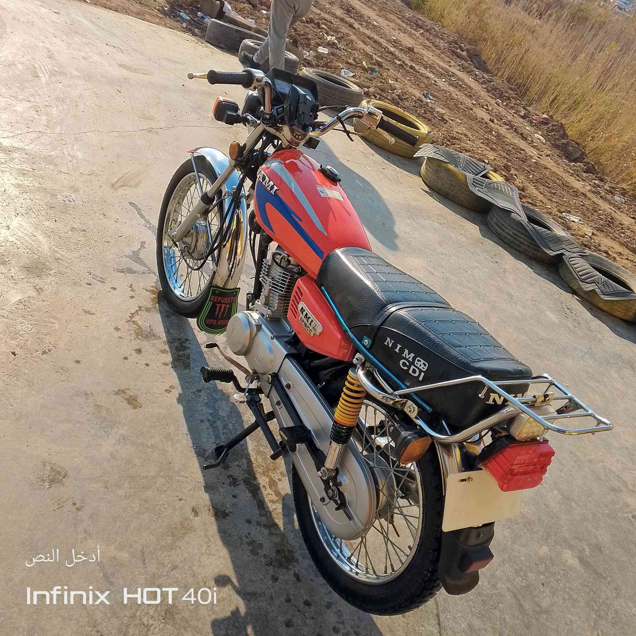 السلام عليكم دراجه نامه موديل 25 دراجه زيرو ما بيها اي نقص دراجه جديده صار لها اربعه اشهر من نازله السعر 650 وبيها مجال دراجه زيرو المكان ديالى هبهب 💯***********
