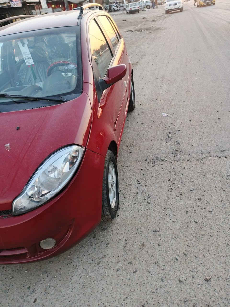 السلام عليكم شيري 2013 A1مكينه. وكير كورلابيكاجو صدرامامي خلفي جديد كهربايات كلهه شغاله جاهزه من كلشي تبريدفقط صونده العنوان بغداد حي السعر 37 الجهاد***********
