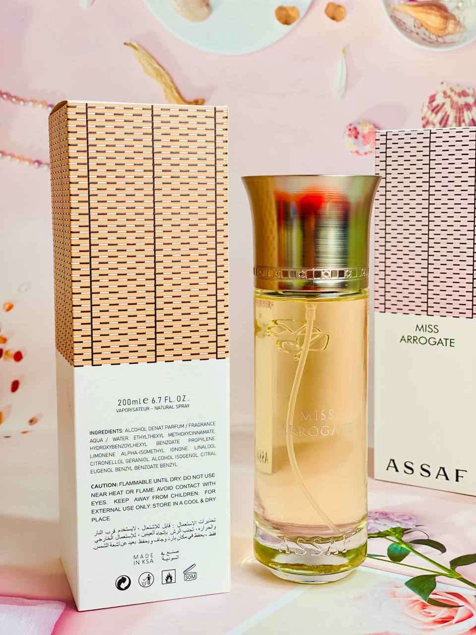 عطور Arrogate Girl Asaf شيرين من عساف السعودية 🇸🇦 

✔️يرهم للجنسين 

البرتقالي مقدمة العطر:
الجريب فروت 🍊، البرغموت الإيطالي، زيوت البرتقال، الماندرين ✨
🔸 قلب العطر:
الكراميل 🍯، الأرز الإسباني، الياسمين 🌼، زهر البرتقال 🌸
🔸 قاعدة العطر:
الأمبروكس، الفيتيفر 🌿، خشب الصندل، المسك 🤍، خشب الأرز

الوردي مقدمة العطر🌸
زهر البيضاء، النيرولي، اللوز ✨
🩷قلب العطر:
الياسمين 🌼، البنفسج، المشمش 🍑
🩷قاعدة العطر:
المسك 🤍، الياسمين، خشب الصندل
المنشأ السعودية الأصلي 🇸🇦 

تتوفر خدمة توصيل لجميع محافظات العراق 🚗 كربلاء, العراق


**إذا كنت صاحب هذا الإعلان وتريد حذفه لأي سبب، رجاءا أرسل رسالة إلى الدعم الفني**