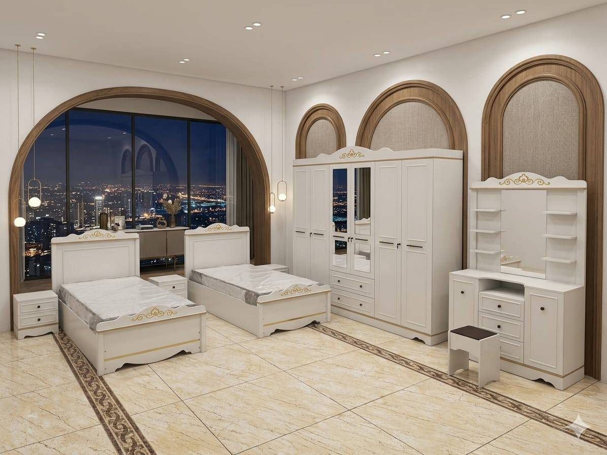 غرفة شبابي 
سرير..
كنتور 3 باب 
كنتور 4 باب 
كنتور 6 باب 
ميز تواليت 
كومدي 
للحجز والاستفسار يمكنك مراسلة الصفحة الرئيسية ✨ 
توجد خدمة توصيل كافة محافظات العراق 🚛


**إذا كنت صاحب هذا الإعلان وتريد حذفه لأي سبب، رجاءا أرسل رسالة إلى الدعم الفني**