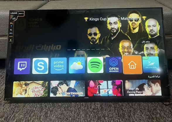 متوفرشاشات من حجم 43 ال 60 ال جي دبل رمونت ناطقه فول مواصفات // ميزز بلازمه طول 160 ووطابق واحد طول 140 يووجد توصيل مجاني مركز بصره للحجز ***********
