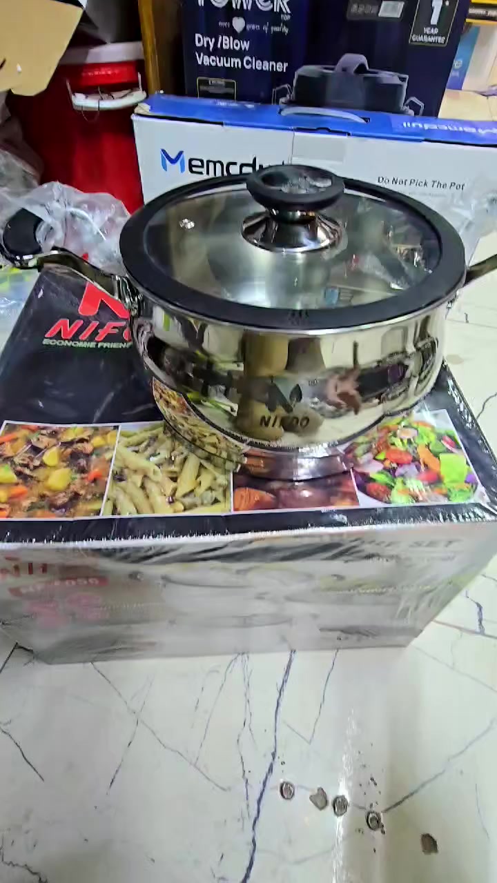 عرض خاص   .#تعديل_نفذت الكمية
سيت_كدر_ستانليس_ستيل ماركه نايفو الاصلية 
ستانليس ستيل اصلي ثقيل جدا جدا 
مختوم اصلي 18/10 و 304 أعلى وأنقى كوالتي
قاعدة ليزري ثقيل جدا جدا 
يدات ستيل كبس قوية جدا مع تغليف سليكون حراري 
قبق عدل مع تغليف سليكون حراري 
يدة ستيل اصلي مع تغليف سليكون حراري 

و تكدرون تشترونه بالتقسيط المريح و بدون مقدمة 
فقط لحاملي بطاقة ماستر كارد الرافدين للموظفين و المتقاعدين


**إذا كنت صاحب هذا الإعلان وتريد حذفه لأي سبب، رجاءا أرسل رسالة إلى الدعم الفني**