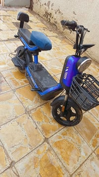 دراجة كهربائية • بطاريات جديدة • ضمان موجود