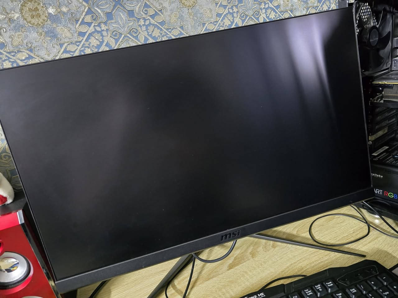 سلام عليكم
PC للبيع كامله مع الشاشه
 
المواصفات
Powe supply: 700W thermaltake

M.B msi z390 DDR4

Ram: 16Gb(2×8) 3200 mhz

Cpu:  core i7 9700k مامكسور السرعه ابد

Gpu: msi rtx 2080 super 3 fan مامكسور السرعه

Storage:256 ssd + 512 ssd

Case: cooler master

حراره الكارت والبروسسر طبيعيه باعلى ضغط 
والكارت ممفتوح وممبدل بي ثرمل

مواصفات الشاشه

Msi 24inch 144 1ms 1080p

السعر 1100000 مليون وميه وبيه مجال

للاستفسار
 ***********
