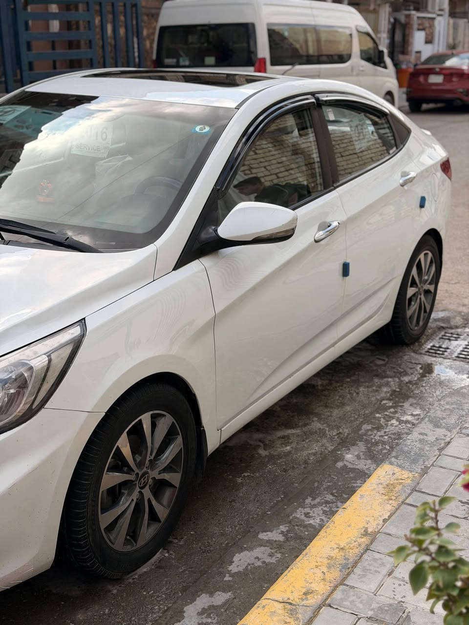 اكسنت وارد خليجي موديل ٢٠١٦ بيها صبغ وملاحضات  امبينه بل سونار مرفق مع الصور مكينه ١٦٠٠ وكير وصدروتبريد كل مكفول سياره بيها فتحه وتحكم وحساسات خلفيه السعر ٨٧ بيهامجال الاتصال ***********عنوان الشعب رقمها بغداد
