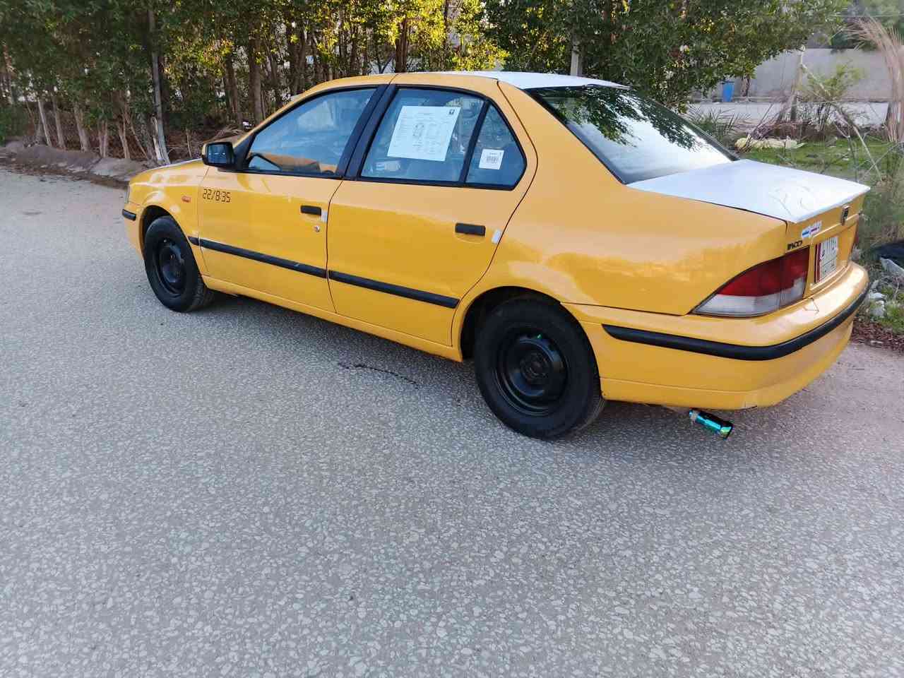 ياالله سمند تكسي اللبيع موديل 2010 تحويل مباشر سعر 26
 سياره حلوه محرك وكير جديد صدر جديد مكفوله من ضربه  سكن المسيب حي معلمين تلفون ***********
