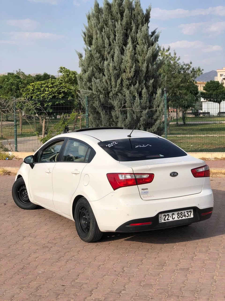 كيا ريو2012
بوياغ:جملغ بوياخه
بي داخلي
نرخ:89مجال 
مواصفات فول فول✅
👇🏻
سلايد
حساس
كاميره
ويل كب
جام كهربائي 

تحويل و وكاله به شه رته✅

گيرو مه كينه به شه رته✅

ناونيشان:ئاكري

☎️***********واتساب أربيل, العراق
