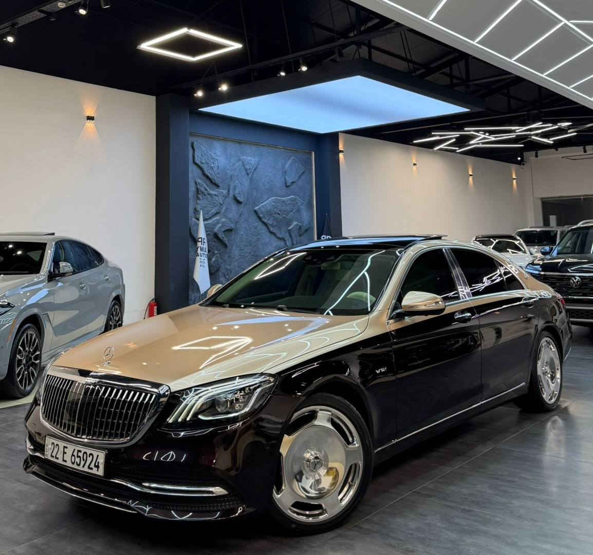 مرسيدس بنز S-Class S500 مايباغ 
موديل 2018 Kit Maybach AMG
وارد ألماني
المحرك: 6 سلندر بنزين
المشي: 96,000 كم حقيقي
اللون الخارجي: كرزي مميز (استيراد خاص)
اللون الداخلي: كريمي ملكي Designo
الحالة:
السيارة بحالة ممتازة جداً، نظافة عالية وتُعد أفضل من الصور
مكفولة كفالة عامة
بدون صبغ أو تعديل
الدعامية بشرط
المحرك والقير بشرط، غير مفتوح
الكهربائيات كلها بشرط
ضمان دولي
عدد 2 بصمة
المواصفات:
فول فول VIP
مواصفات AMG بلادي
أبواب شفط
جنطة كهربائية
5 بصمات
باب طويل (Large)
مقاعد متحركة مع المقود
4 مقاعد ميموري
4 مقاعد تدفئة وهيتر ومساج VIP
نظام صوت Burmester
إضاءة داخلية LED متعددة (60 لون)
إضاءة ذكية مع دوران العجلات
5 كاميرات مع نظام 360 درجة
حساسات كاملة أمامية وجانبية
رادار
فتحة سقف بانوراما
5 مبردات
6 CD Box
رنجات وماطورات أصلية مايباخ
4 إطارات أصلية جديدة
الرقم: أربيل جديد
السنوية، الفحص، والهزة جديدة
السيارة باسمي
الموقع: أربيل

للاتصال:
***********
***********
