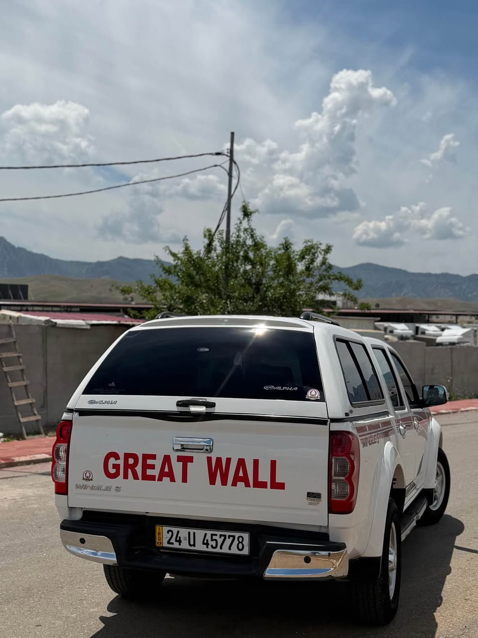سيارة Great wall 
موديل 2025 Winngl5
37000km
عنوان زاخو شارع ارباهيم خليل
رقم تلفون *********** زاخو, دهوك
