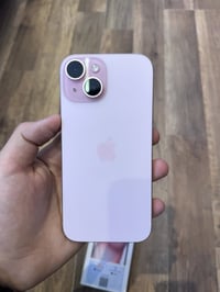 ايفون ١٥ عادي  ذاكره ١٢٨ الجهاز ضمان (ABM) بطاريته ٨٩٪؜ الجهاز كلش نضي...