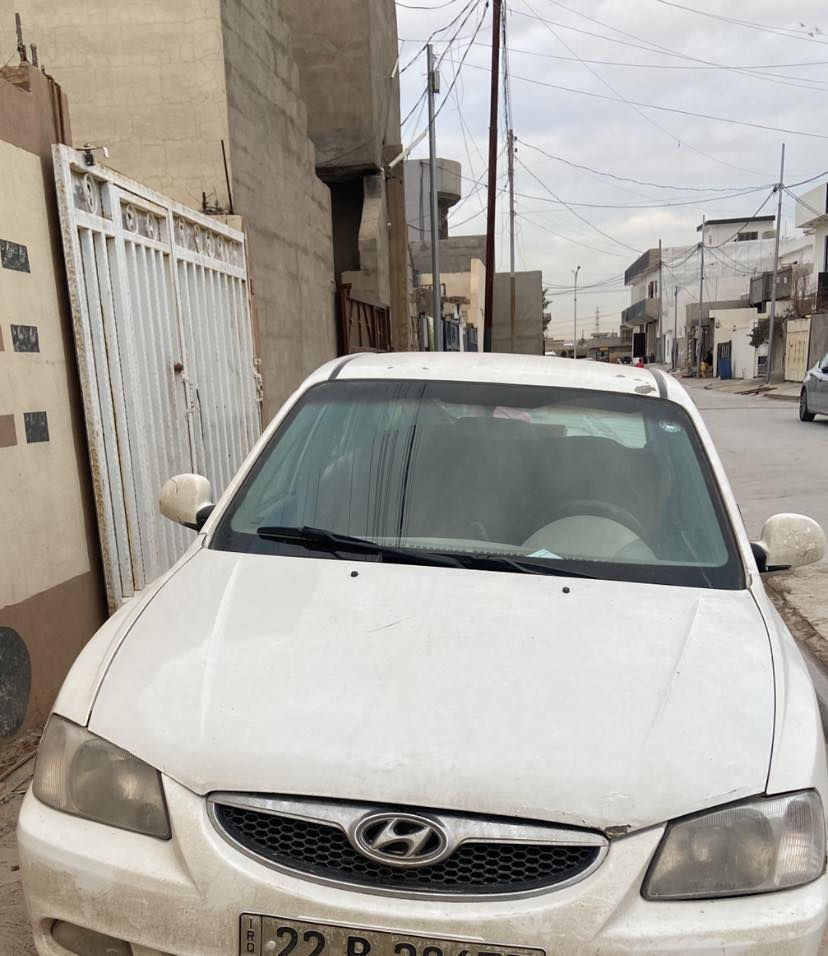 هونداي ڤيرنا ٢٠٠١١ مكان كركوك كير أوتوماتيك تبريد شغال رقم ***********
