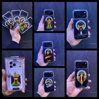 درع طبعات ريال مدريد+ برشلونه + شعار الجمهوري كوالتي عالي Ip 17 pro ma...