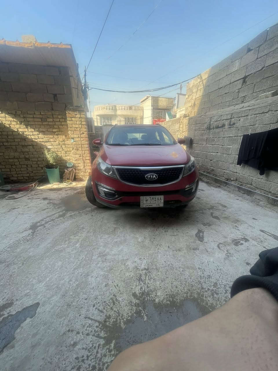 السلام عليكم كيا سبورتج موديل 2014امريكي حادثه شفة البنيد فقط بدون دواخل بدون صبغ مكينة 2400 مكينة كير صدر حدادة تبريد رقم بغداد ماشية 82 مكان بغداد السعر 135 رقم الهاتف ***********
