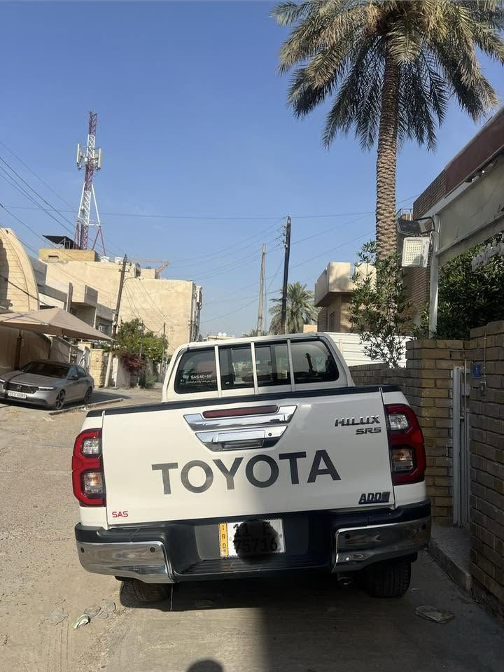تويوتا هايلوكس 🇯🇵🇯🇵ممشى9681 فقط!!
وكالة شركة ساس

موديل 2023،،فول مواصفات

مكفولة كفالة عامة

رقم بغداد أنكليزي

محرك4000 ،6 سلندر

السبير منازل 

قطرة صبغ مابيها قطرة تكحيل مابيه 

اخوان سيارة نظيفة جداًً جداً 

صيانة كلها بالشركة تبديل دهن ومي السيارة والفلاتر كلها بالشركة 

مكان السيارة بغداد المنصور 

للتواصل *********** واتساب موجود
