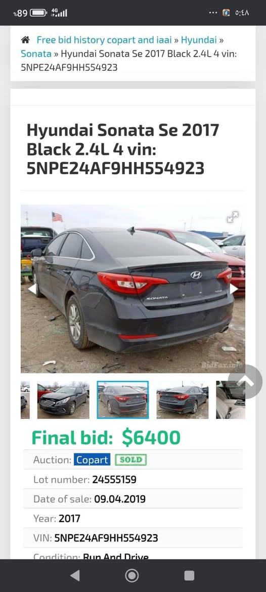 السلام عليكم مرخصة مدير الكروب سوناتا 2017 حادثة مثل ما مذكور بلفديو السياره جاهزة لفل واحد السنويه بااسمي 2030 المكان الديوانيه رقم الهاتف ***********السعر المطلوب 120
