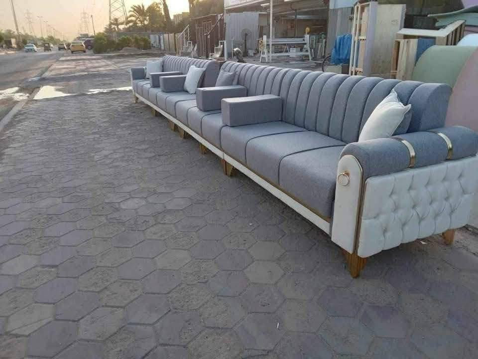 الدقه والامان  كل هذا وبأنسب الاسعار 🥳🥳🥳
 كوشات عدد 4هديه
شغل مضبوط مع ضمان سنه  
قماش قديفه جكور 
الهيكل چام روسي
الضهر  مضغوط
المقعد بلوك فقط 
رجل عظم عاج ورده ذهبي

قماش قديفه 
رجل عظم عاج. 10 مقاعد حسب طلب


**إذا كنت صاحب هذا الإعلان وتريد حذفه لأي سبب، رجاءا أرسل رسالة إلى الدعم الفني**