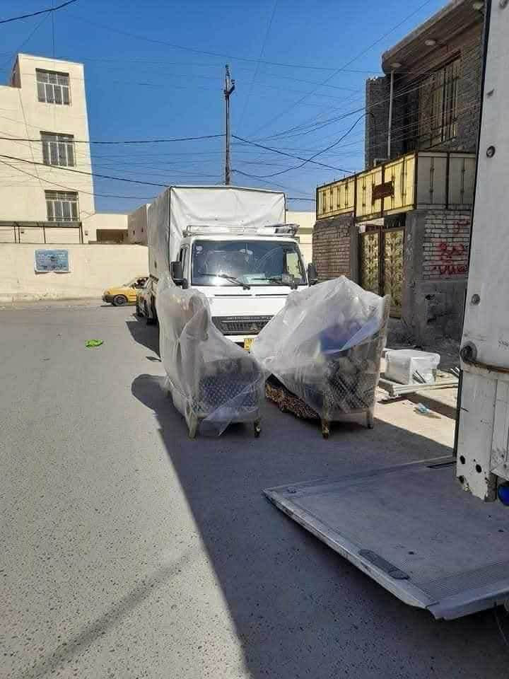 نحن في خدمتكم نجيكم وين ماتردون

ويه [ شركه الامير  ] صار كلشي اسهل وبأرخص الاسعار 

الارقام التاليه 
اتصال  /  *********** 

/  اتصال واتساب  /   ***********

متواجدين على الفيس ٢٤ ساعه 

لنقل الاثاث المنزلي الجديد والمستعمل ولكافه الاجهزه الكهربائيه 

بكل سهولة  وأنسب الاسعار يعني خليك مرتاح 

ويوجد لدينا ايضا كادر متخصص +نجار فتح وشد  غرف تركيه

بالاظافه الى ذلك يوجد لدينا جميع انواع السيارات ( هينو-

كنتر - كيا )

هذا العمل باشراف ......كوادر مختصه في هذا المجال

باداره [   اكرم الامير
